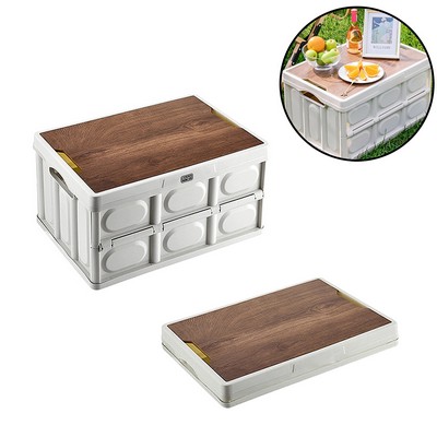 Outdoor Foldable Storage Box w/ Lid