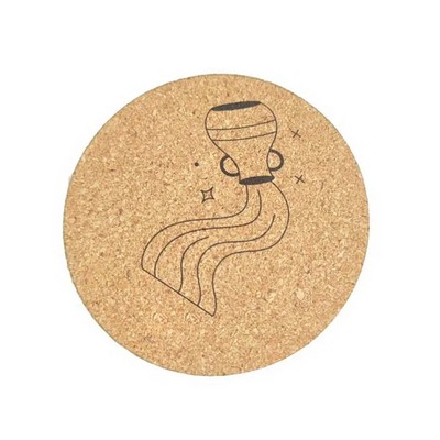 Round Cork Coaster