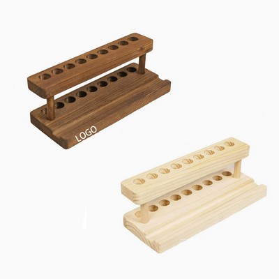 Wooden Phone & Pen Stand