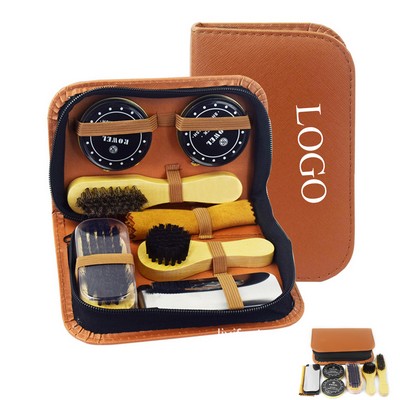 8Pcs Shoes Polishing Cleaning Kit