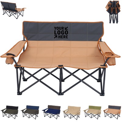 Outdoor Two-Person Folding Chair