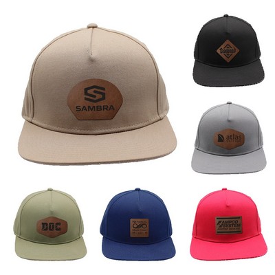 The '67 Snapback, Leather Patch - Laser Engraving