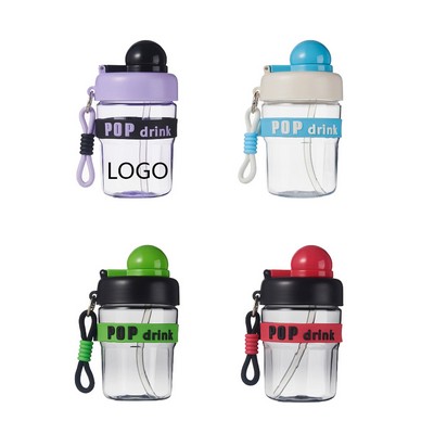 550ML Cute Letter Plastic Cup