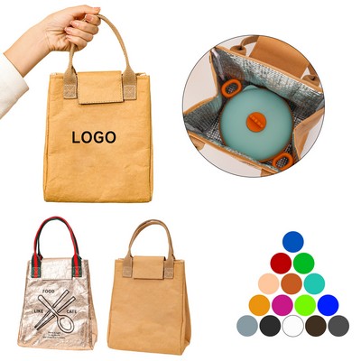 Dupont Kraft Paper Lunch Tote Bag