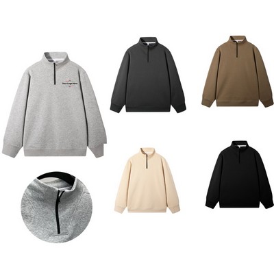 Quarter Zip Pullover Top