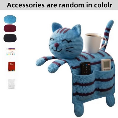 Crochet Cat Sofa Armrest Organizer