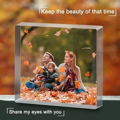 D Flat Acrylic Photo Display Frame