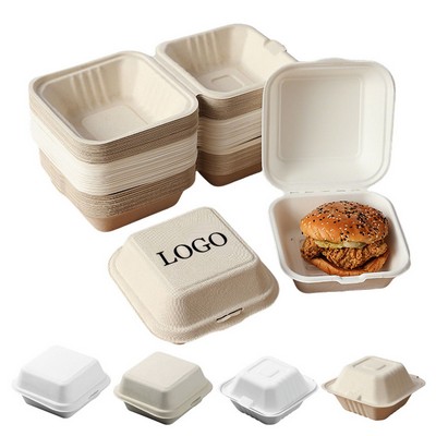 6" Paper Greaseproof Burger Liner Packaging Box