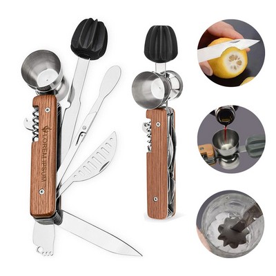 All In One Bartender Mixology Cocktail Multi Tool