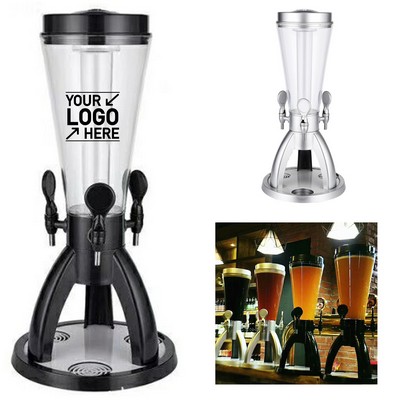Triple Tap Beverage Dispenser Tower