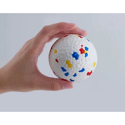 Popcorn High-Bounce Dog Ball Indestructible Interactive Chew Toy Lightweight Training Ball