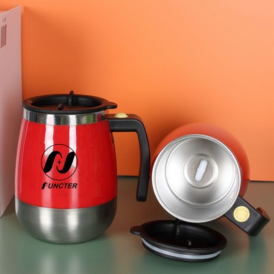 400 ml Battery-Powered Magnetic Stirring Coffee Cup Milk Protein Powder Electric Stirring Cup