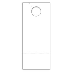 Blank One-Tab Service Hang Tag