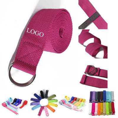 Metal D Ring Buckle Loop Stretch Strap