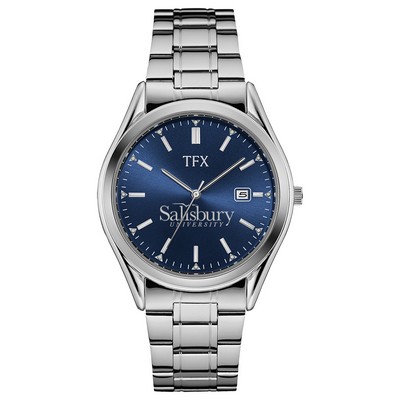 TFX Men's Bracelet Watch with Blue Dial