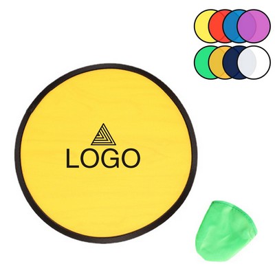 Pocket Folding Hand Fan Flyer Disc W/Pouch