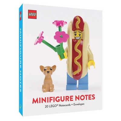 Lego« Minifigure Notes: 20 Notecards and Envelopes