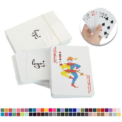 Full Color Printed Poker Playing Cards In Case
