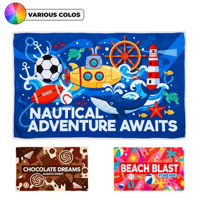 400GSM Pure Cotton Sublimated Rally Towel
