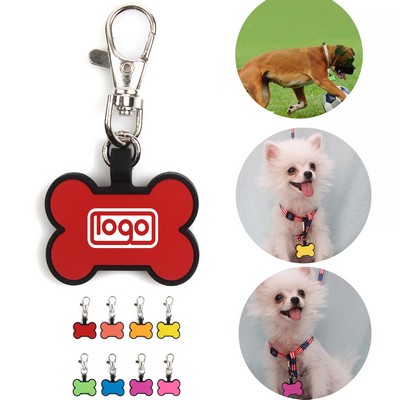 Silicone Bone-Shaped Dog Tag