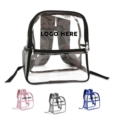 Multi-Pocket Practical PVC Transparent Backpack