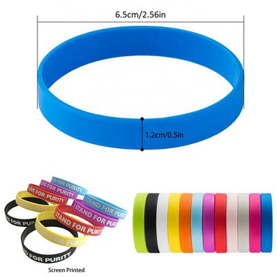 Screen Printed Silicone Bracelet