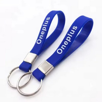 Silicone Bracelet Keychain