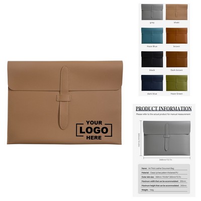 Leather Business File Folder