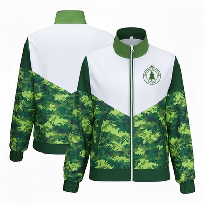 Custom 80s Retro Full-Zip Track Jacket