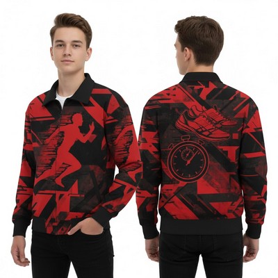 Custom Full-Zip Sublimated Varsity Jacket