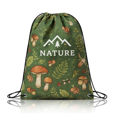 Dye Sublimated Drawstring Backpack 14" X 17"