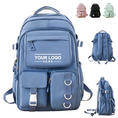 Multi-Pocket Casual Student Backpack
