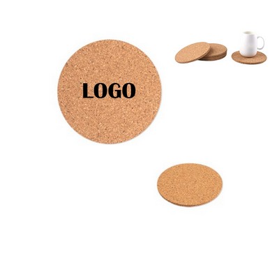 Round Cork Coaster