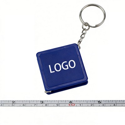Square Keychain Tape Measure