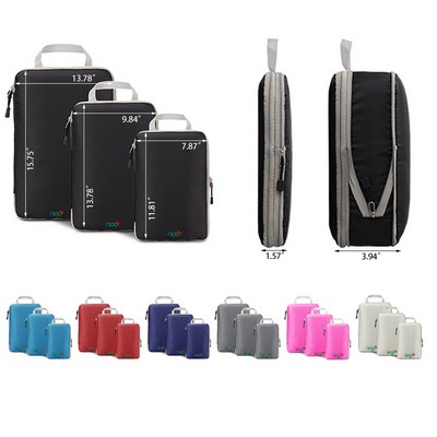 3 Pieces Compression Packing Cubes Set