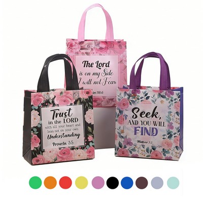 Custom Full Color Imprint 105 GSM Laminated Non-Woven Tote Bag