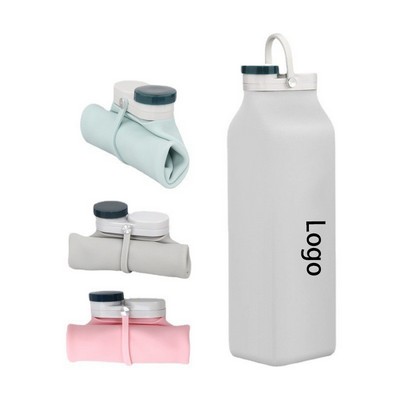 Silicone Collapsible Water Bottle – Foldable, Food-Grade & Travel-Friendly