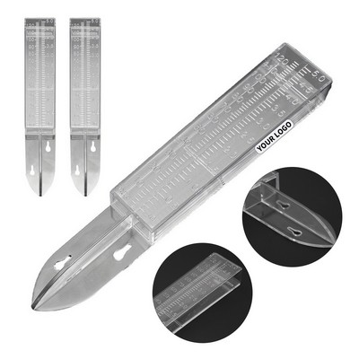 Clear Acrylic Rain Gauge Outdoor Measurement Tool
