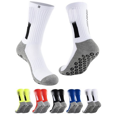 Grip-Enhanced Athletic Socks