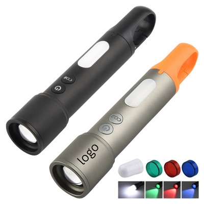 Aluminum Type-C Rechargeable Zoom Flashlight