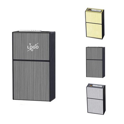 Electric Lighter Cigarette Case