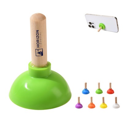 Mini Toilet Plunger Cell Phone Stand
