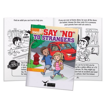 Be Smart: Say "No" To Strangers Educational Activities Book - Personalized