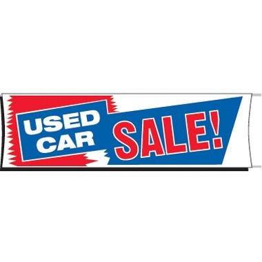 Heavy-Duty Giant Scrim Banner (Used Car Sale!) (3' x 10')