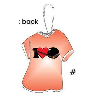 I Love Hockey T-Shirt Zipper Pull