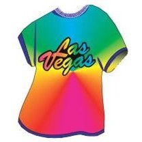 Las Vegas (Stacked) T-Shirt Mighty Mini Magnet