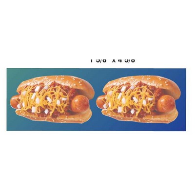 Chili Cheese Dog Panoramic Metal Photo Magnet