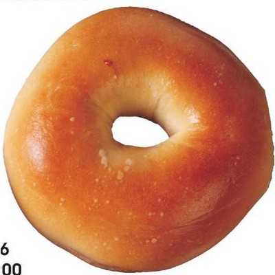 Round Bagel Acrylic Coaster w/Felt Back