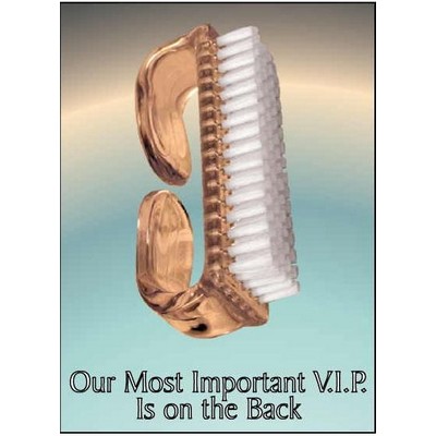 Nail Brush Photo Hand Mirror (2½"x3½")