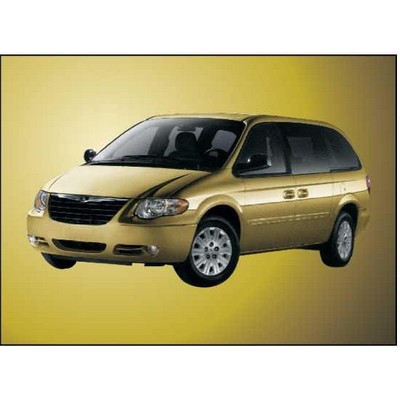 Mini Van Rectangle Badge w/ Bar Pin (2"x3")